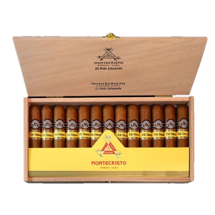 Коробка Montecristo Wide Edmundo на 25 сигар